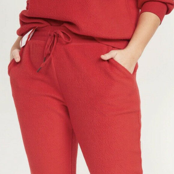 Old Navy Mid-Rise Vintage Sherpa Sweatpants for Women New - Picture 2 of 2